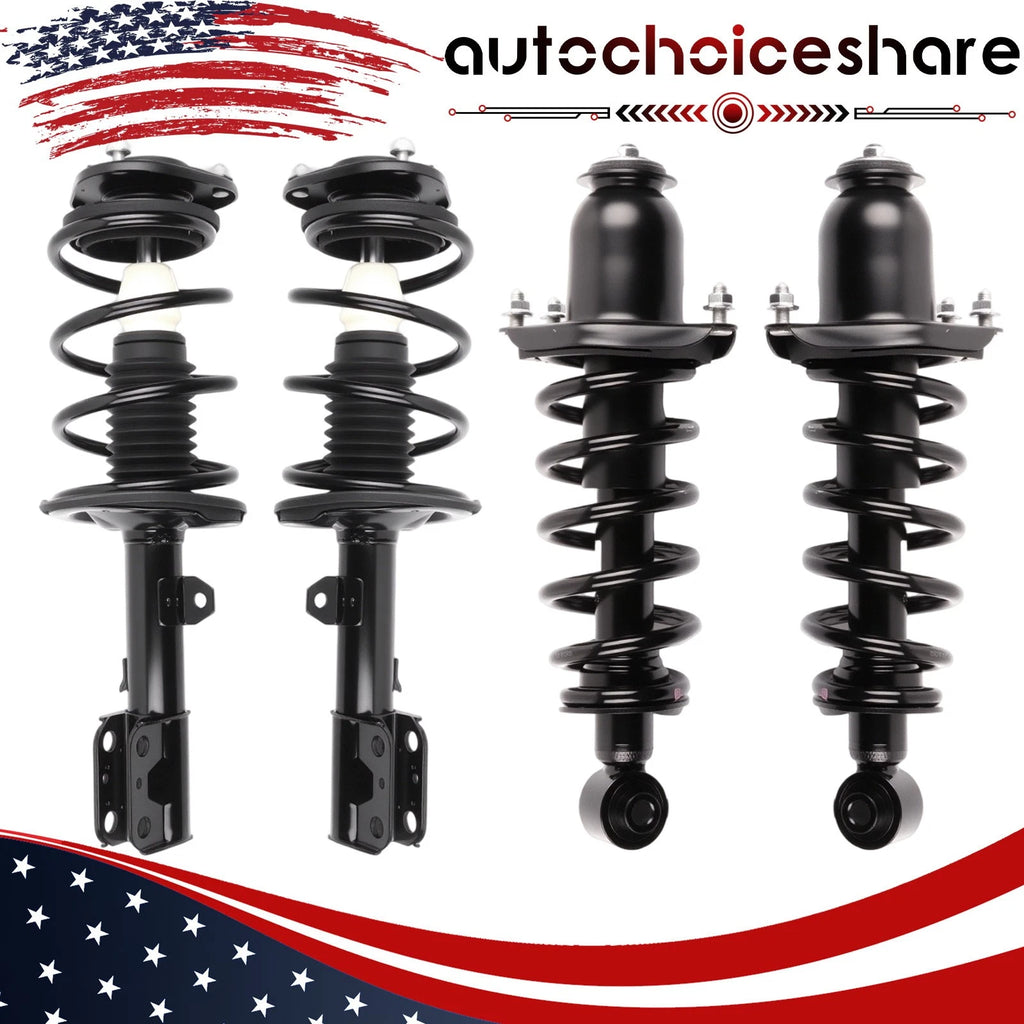 Set of 4 Shock Struts with Coil Springs for Scion tC (2005–2010)