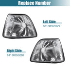 Pair Clear Turn Signal Light for BMW E36 3 Series (1992–1998)