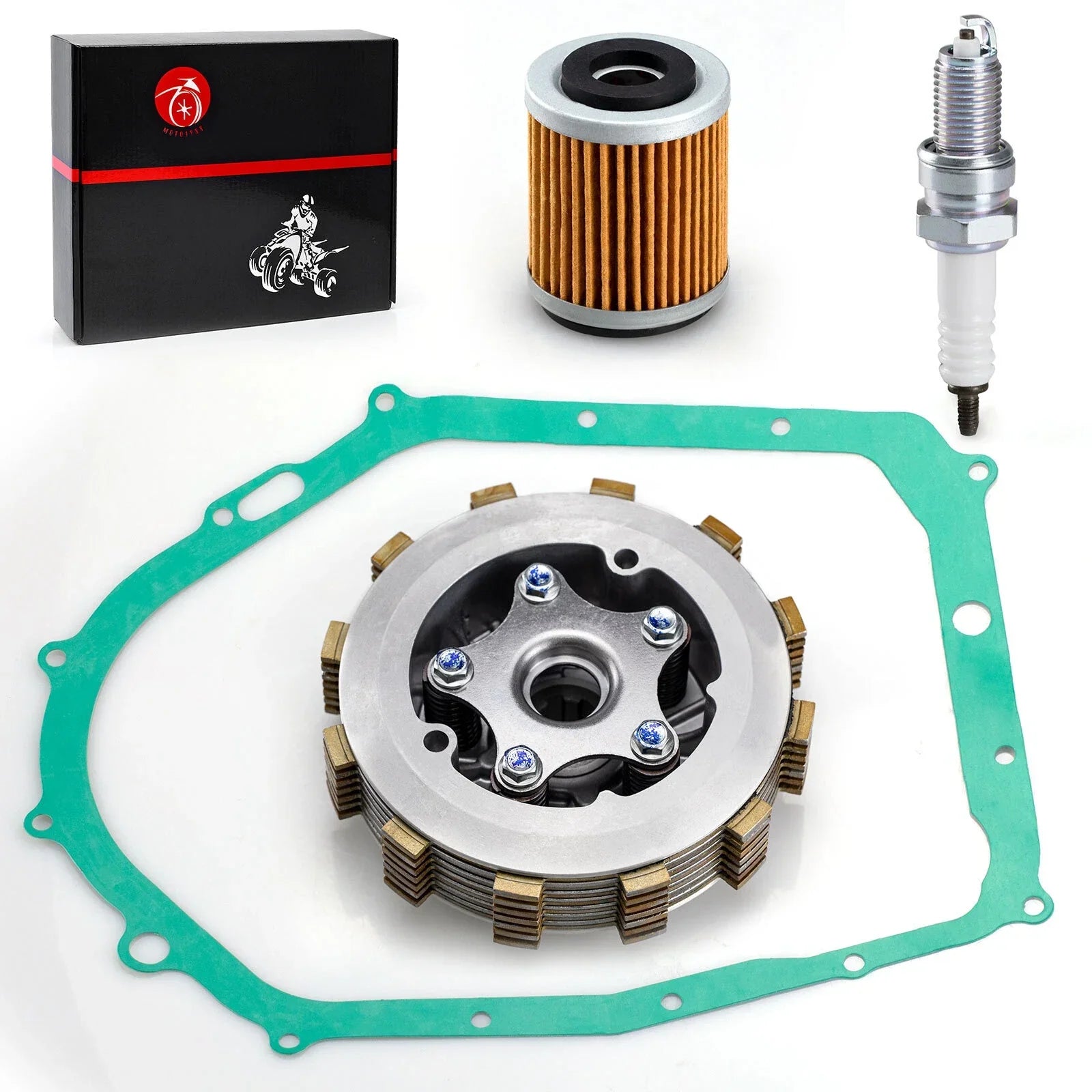 Heavy Duty Clutch Assembly Kit w/Gasket for Yamaha YFM350 Warrior (1987-2004)