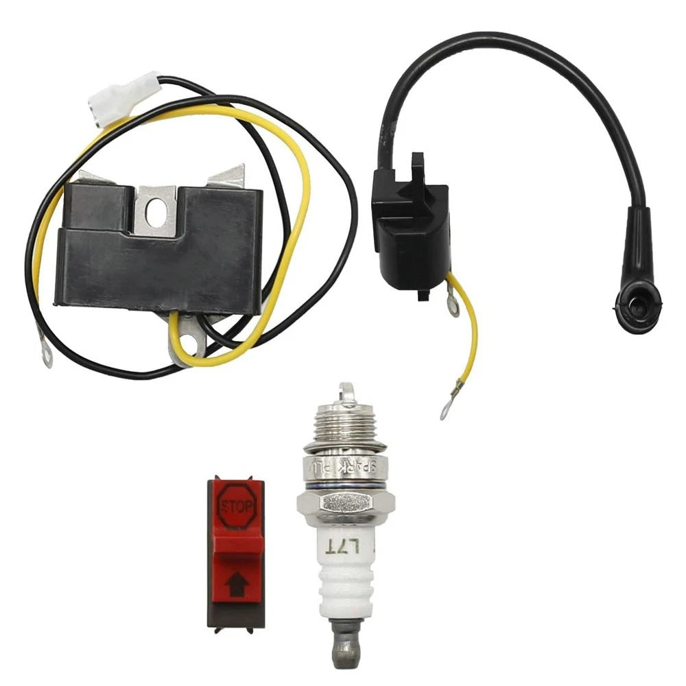 Ignition Coil Switch Set for Husqvarna 61 66 162 266 (Old Model)