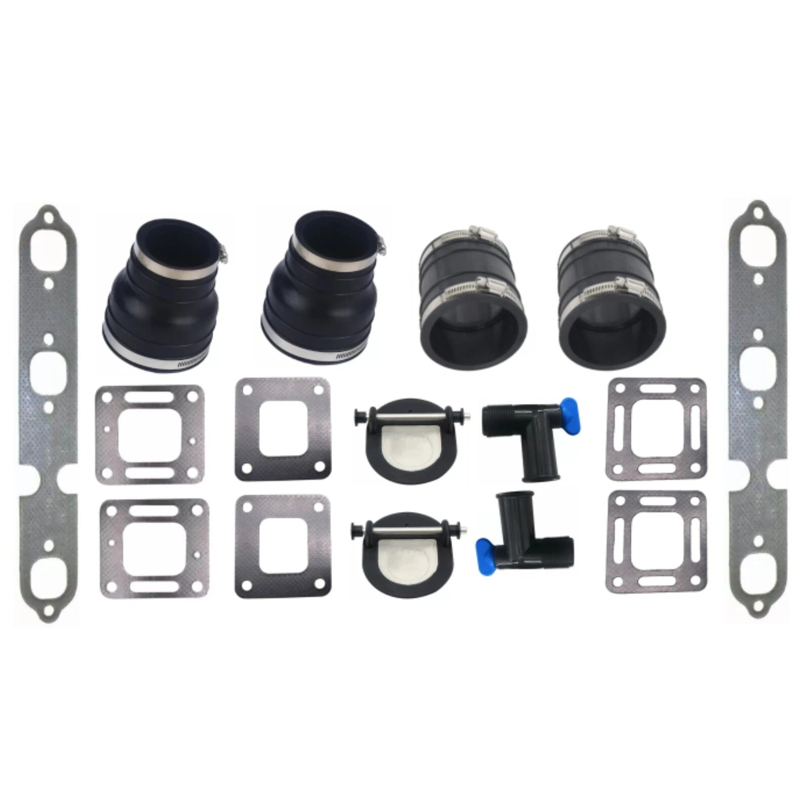 Wet Joint Exhaust Bellow Kit for Mercruiser V6 175-205 (3" 32-90949T 27-99757 70981A3)