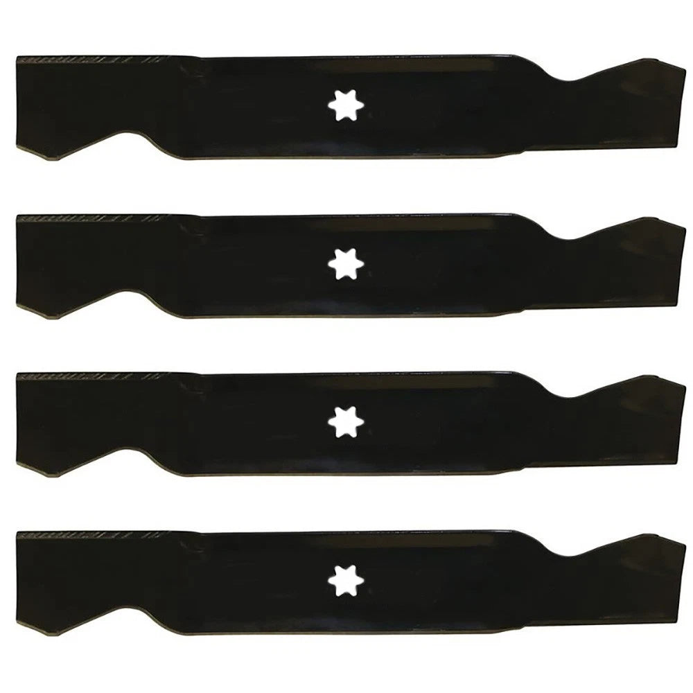 Set of 4 Mower Blades for MTD, Cub Cadet, White 38" Decks