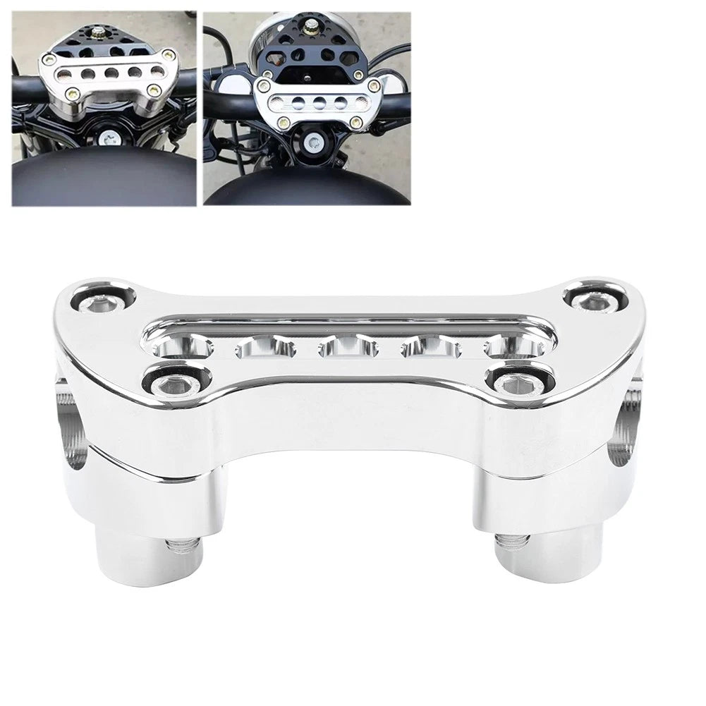 1.5" Handlebar Riser & Top Clamp for Harley Dyna Touring Road Glide (Fits 2014–2023)