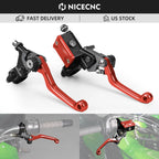 7/8" Hydraulic Brake & Cable Clutch Levers for Honda CR125R CR250R CRF250 CRF450