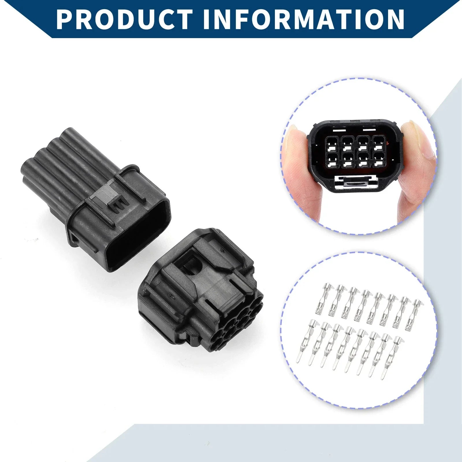 8 Pin Speaker Wiring Harness Connector for Honda
