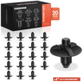 Nylon Front Inner Push Type Retainer Clips for Toyota (20x7mm, 2000-2004)
