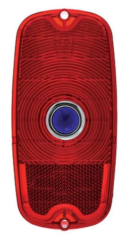 Tail Light Lens Pair Blue Dot for 1960–1966 Chevy Fleetside Truck
