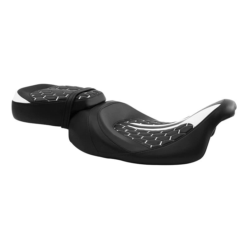 2X Gel Seat for Harley CVO Road Glide (2009–2023) Black