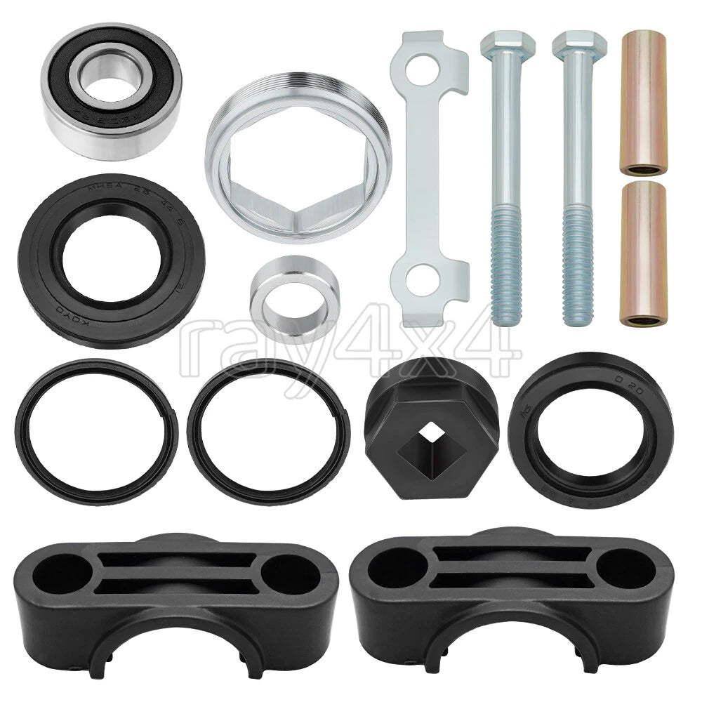 Steering Stem Bushing Bearing Seal Rebuild Kit for Yamaha YFZ450/YFZ450R/YFZ450X (2004–2023)