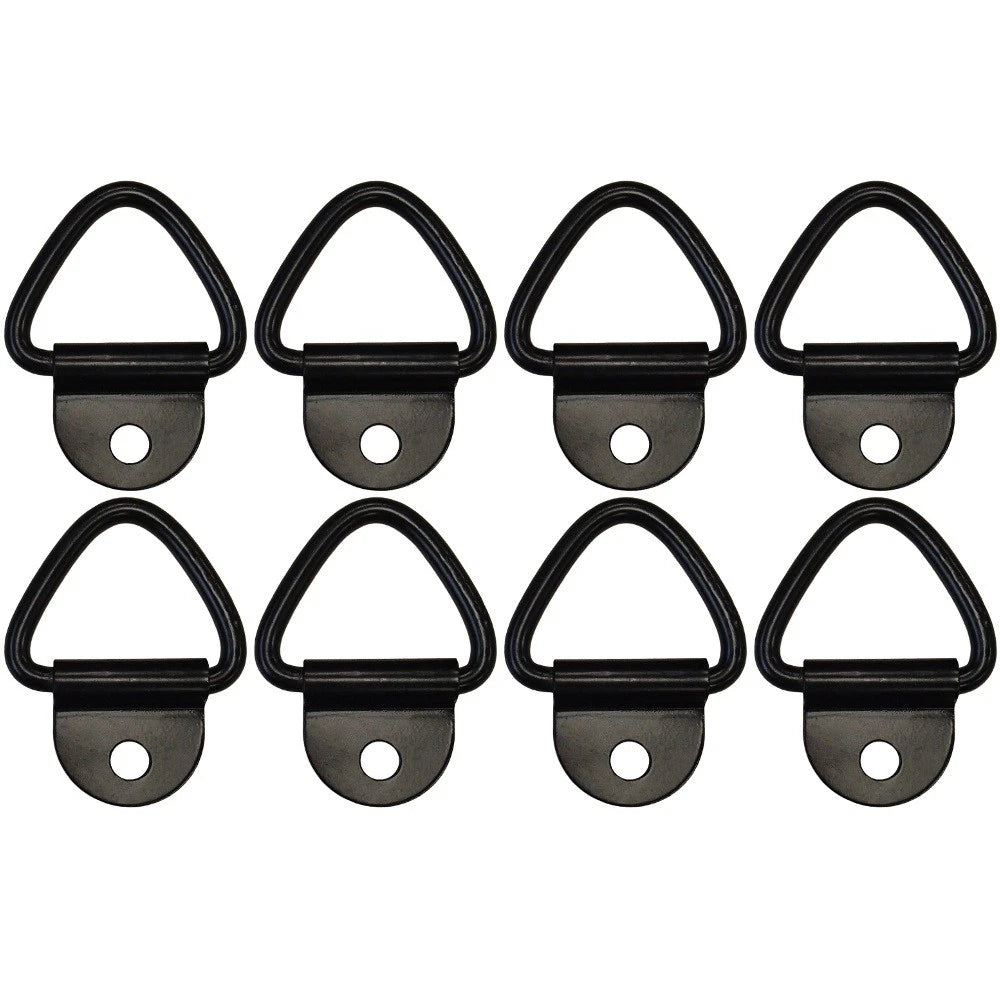 Set of 8 Steel D Ring Tie Down Straps for ATV Truck Trailer (1000116)