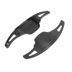 Pair Black Steering Wheel Shift Paddle Covers for Cadillac XT5, Buick Regal