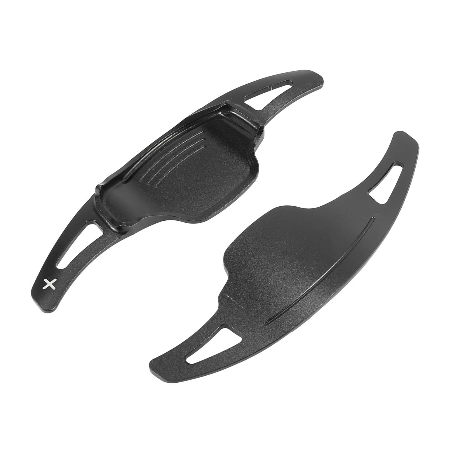 Pair Black Steering Wheel Shift Paddle Covers for Cadillac XT5, Buick Regal
