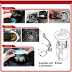 Fuel Pump Assembly for Toyota Camry 2.4L (2002–2006) P76796M 2920767 77020-06130 77020-06131