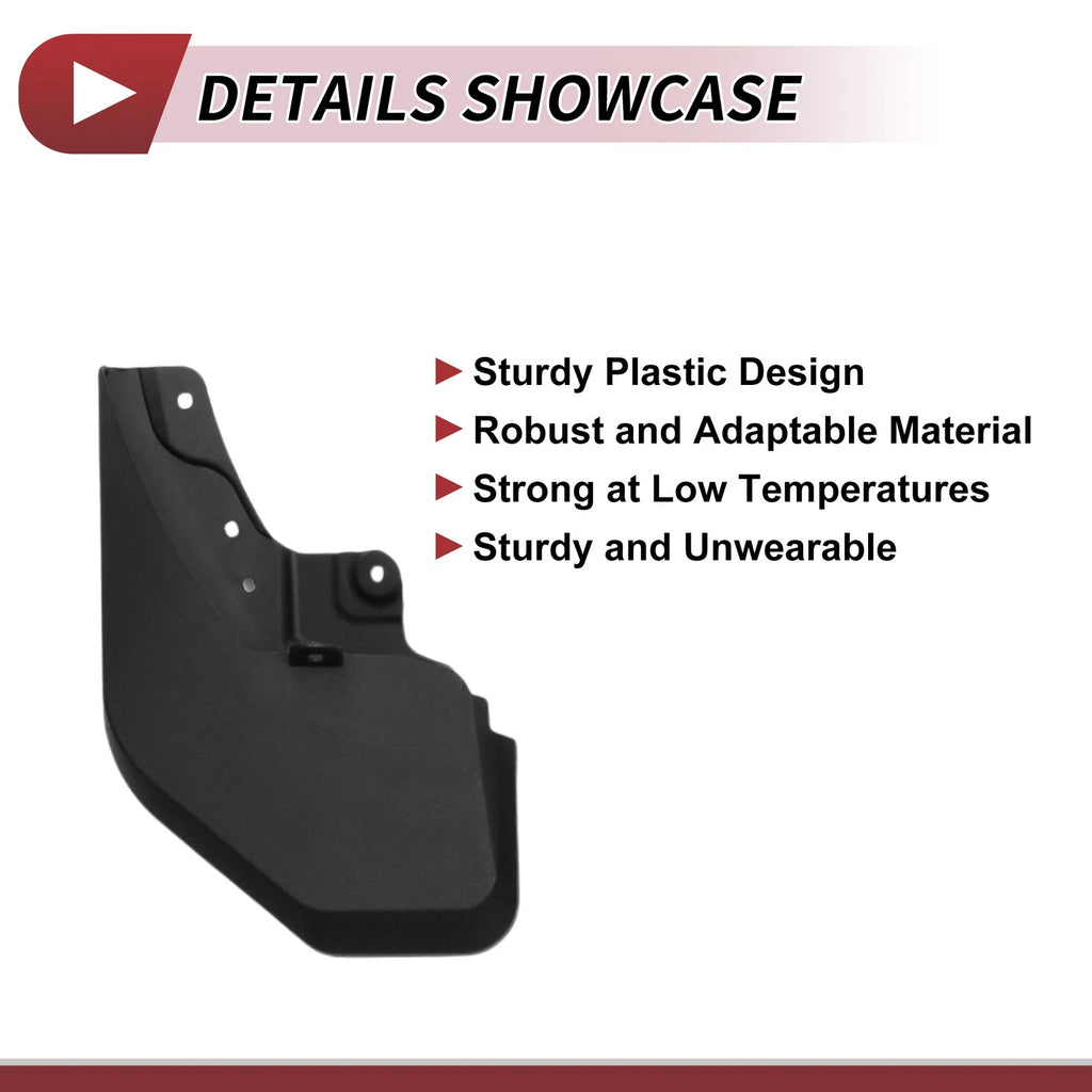 Set of 2 Mud Flaps Splash Guards for Toyota Land Cruiser FJ250 (2024)