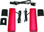 Kuryakyn Tracer Filler Panel Lights Red LED for Harley Touring (2014–2023)
