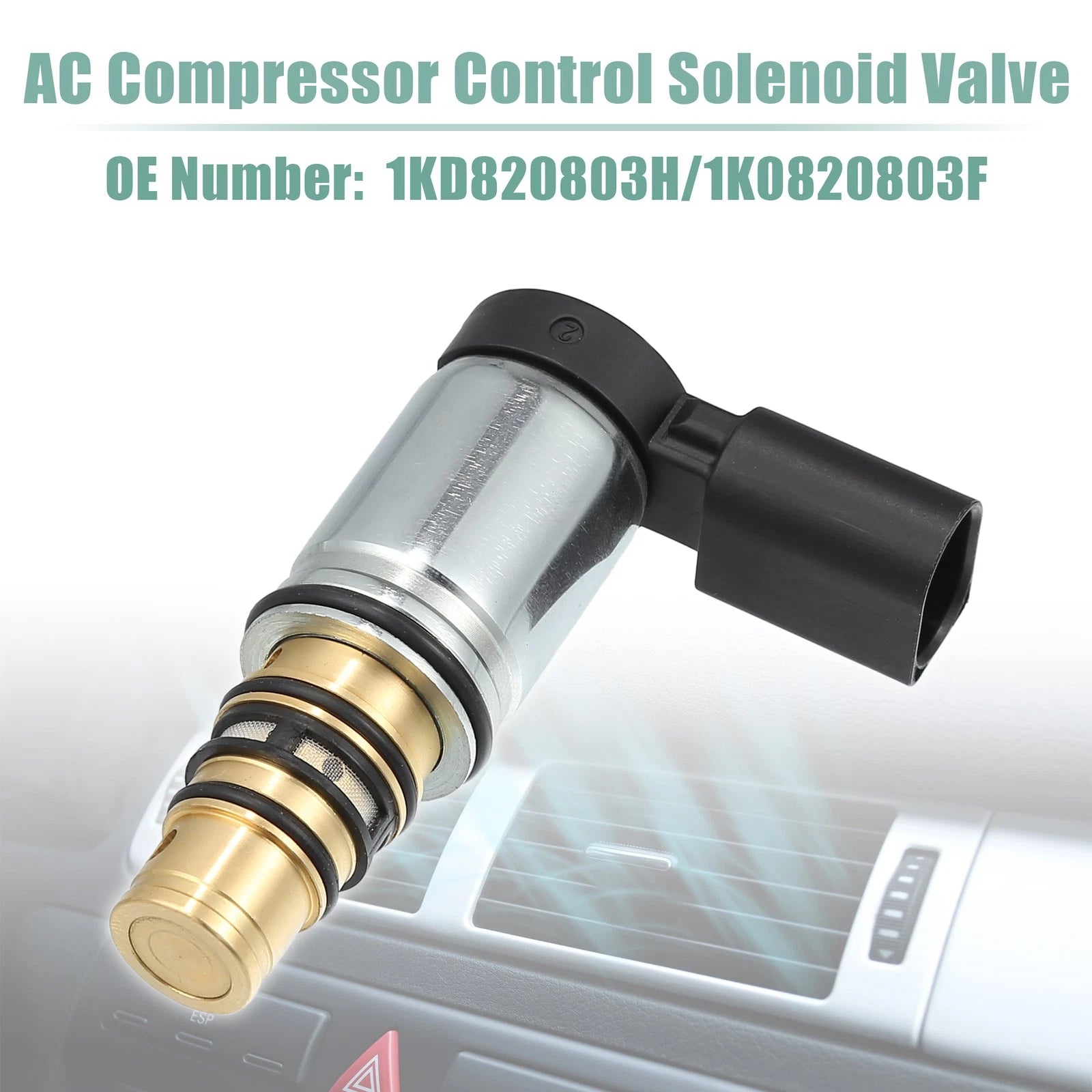 AC Compressor Control Solenoid Valve No. 1KD820803H for Volkswagen Passat (2022)