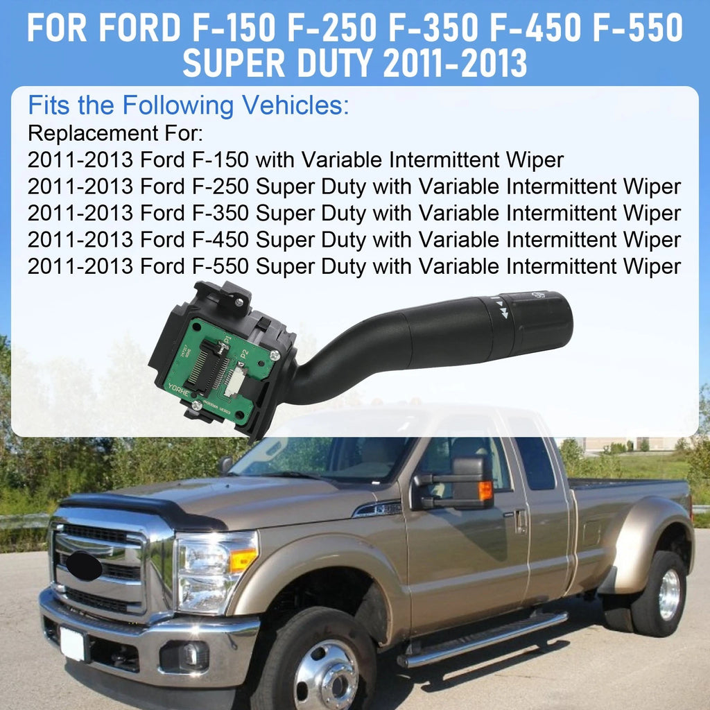 Multi Function Turn Signal Wiper Switch for Ford F150 F250 F350 (2011–2013)