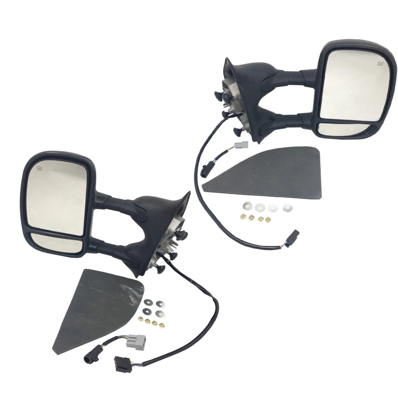 Pair Power Heated Signal Towing Mirrors for Ford Super Duty Truck (2017–2022)