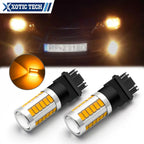 2X Amber 3156 3056 33-SMD LED Bulbs for Mercedes-Benz (2012–2016)