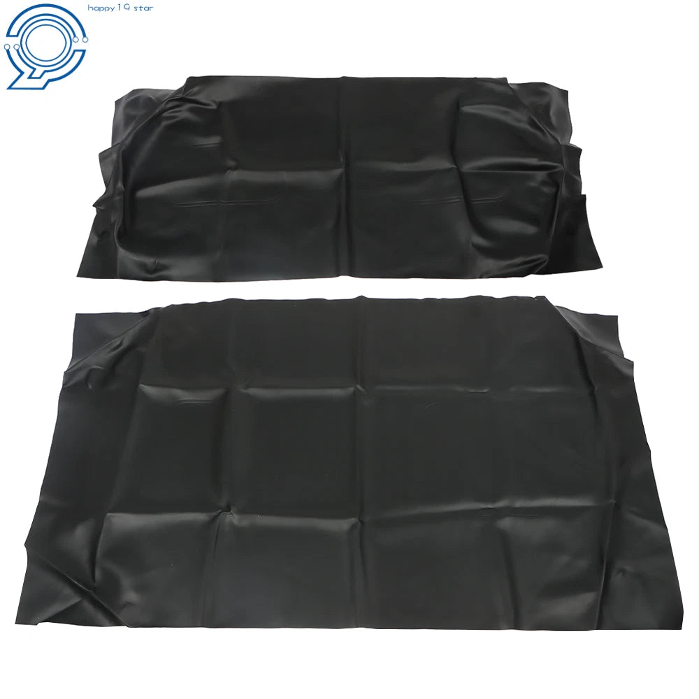 Set of 2 Black Front Seat Covers for Club Car DS (2000.5-Present)