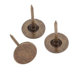 100pcs Antique Bronze Flat Head Upholstery Nails Push Pins Hardware