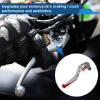 Brake Clutch Levers for Suzuki GSXR600 (2006–2025) Titanium Red End 1 Pair