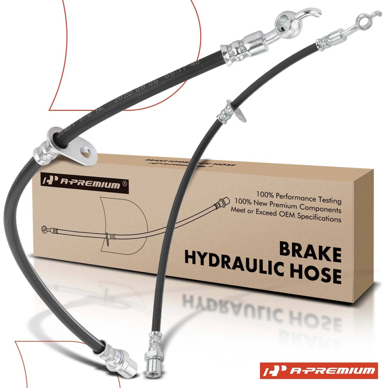 2X Front Brake Hydraulic Hose for Subaru Impreza (2004–2007) Turbo