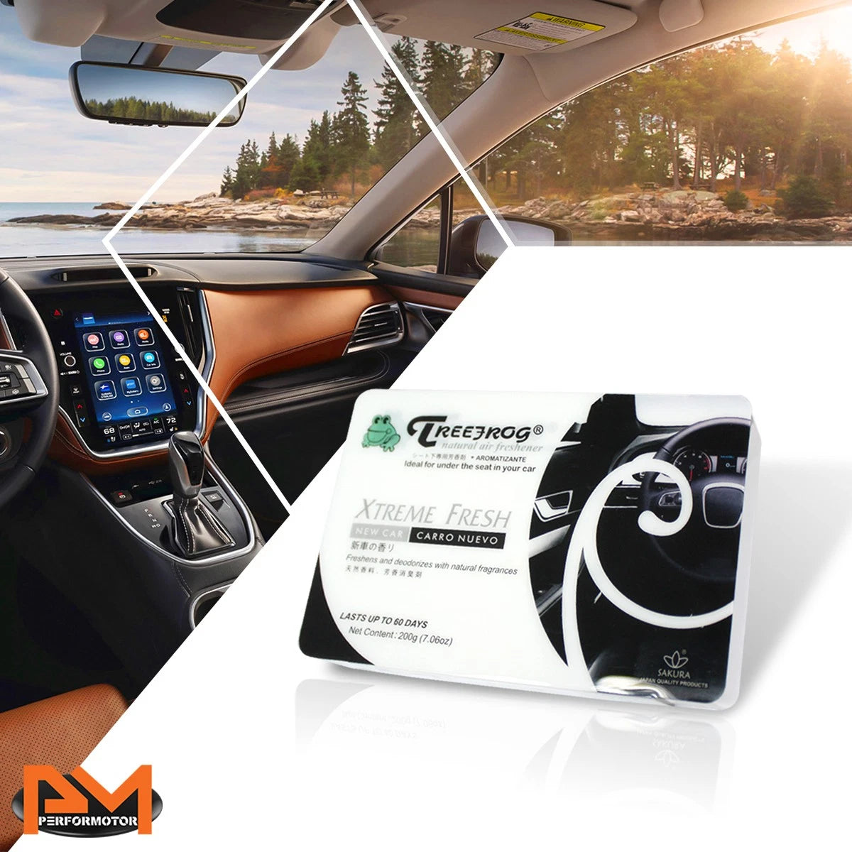 Air Freshener for Car/Office - New Car Scent Deodorizer 200g Brick