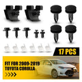 Set of 4 Bumper Retainer Clips for Toyota Corolla (2009–2019) 15078238 1507-8238