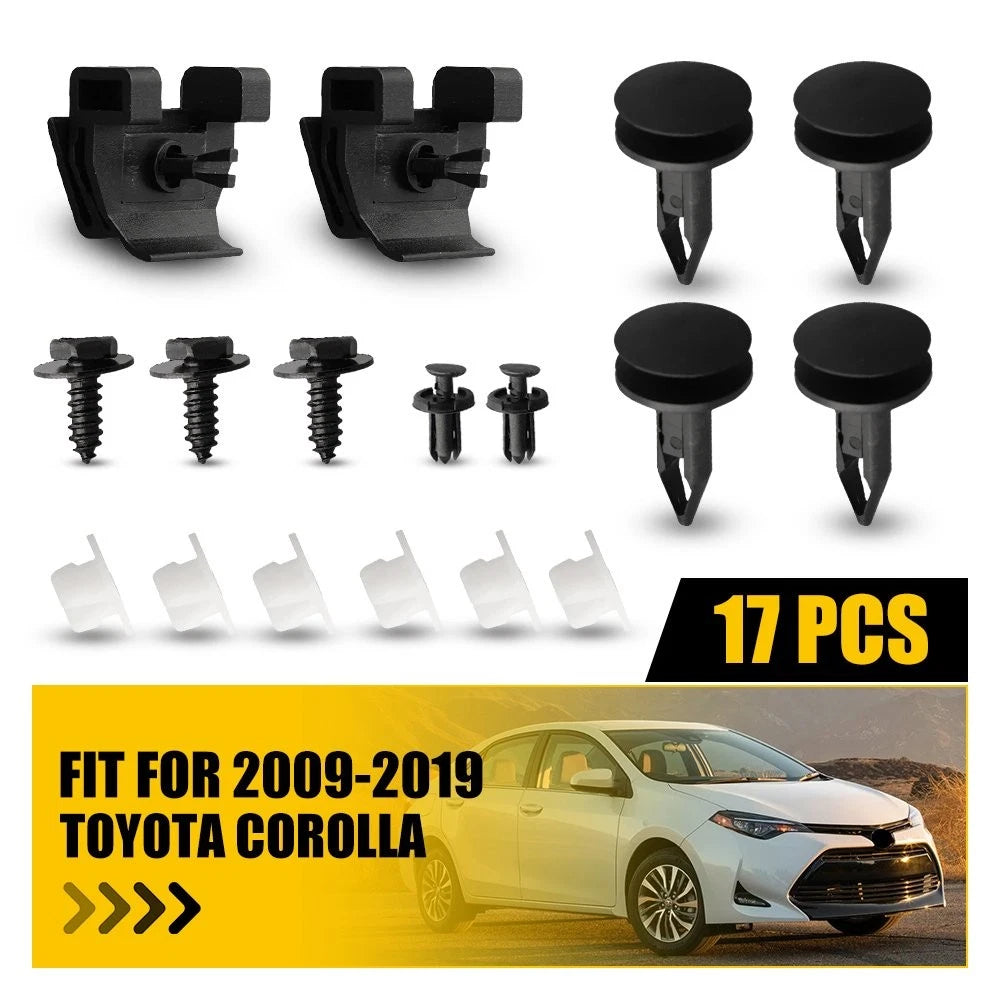 Set of 4 Bumper Retainer Clips for Toyota Corolla (2009–2019) 15078238 1507-8238