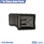 Transmission Oil Pan with Drain Plug for Ford F-250 F-350 F-450 F-550
