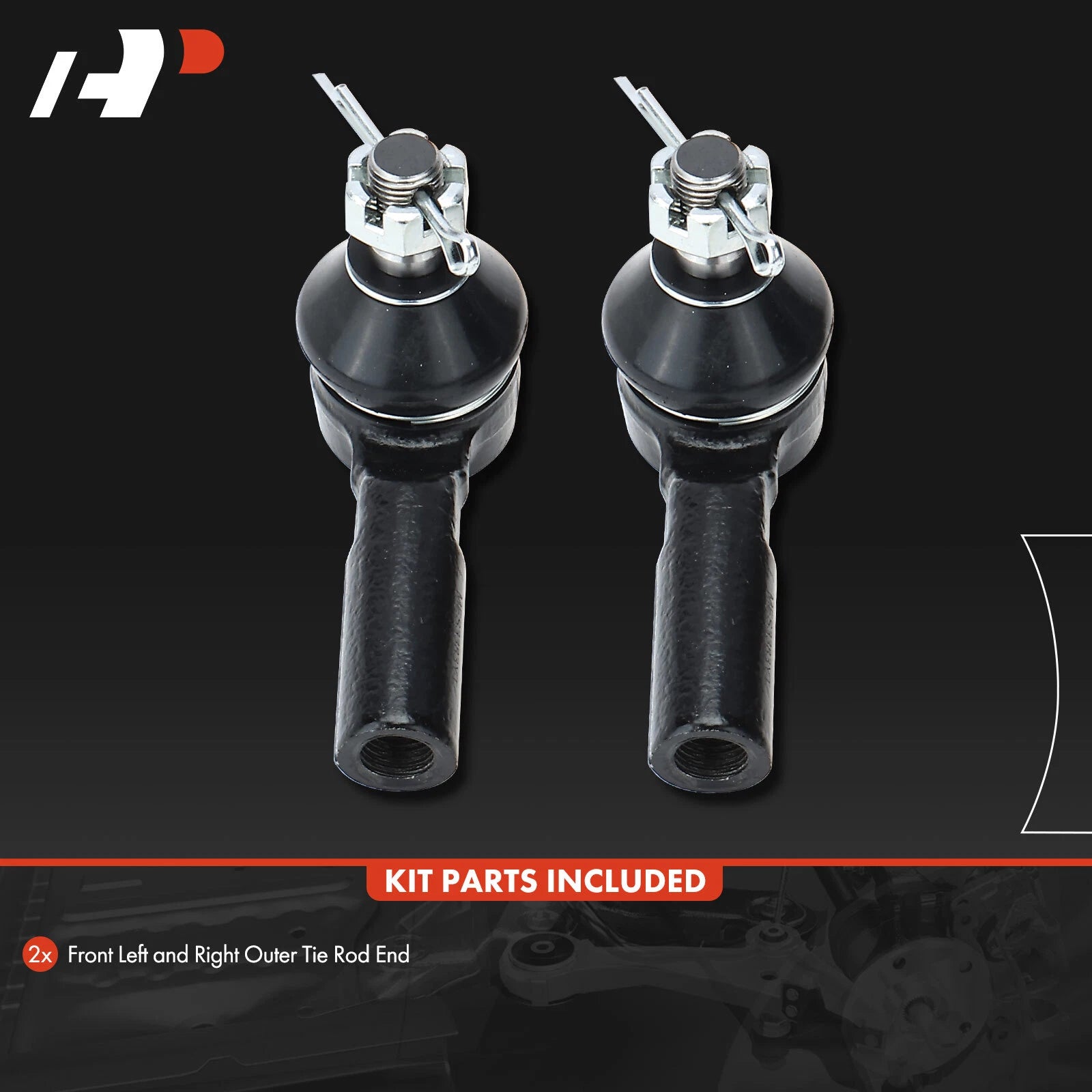 Front Outer Tie Rod End for Toyota T100 (1995-1998) RWD 2dr