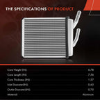 HVAC Heater Core for Ford E-150, E-250 Econoline