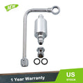 Fuel Line Kit 6AN for Universal Applications (Stainless Steel Chrome)
