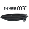 8AN Braided Oil Fuel Hose Line for Universal Applications (20 Feet)