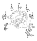 Engine Mount Front for Mercedes E-Class (2003–2009) 2112403017