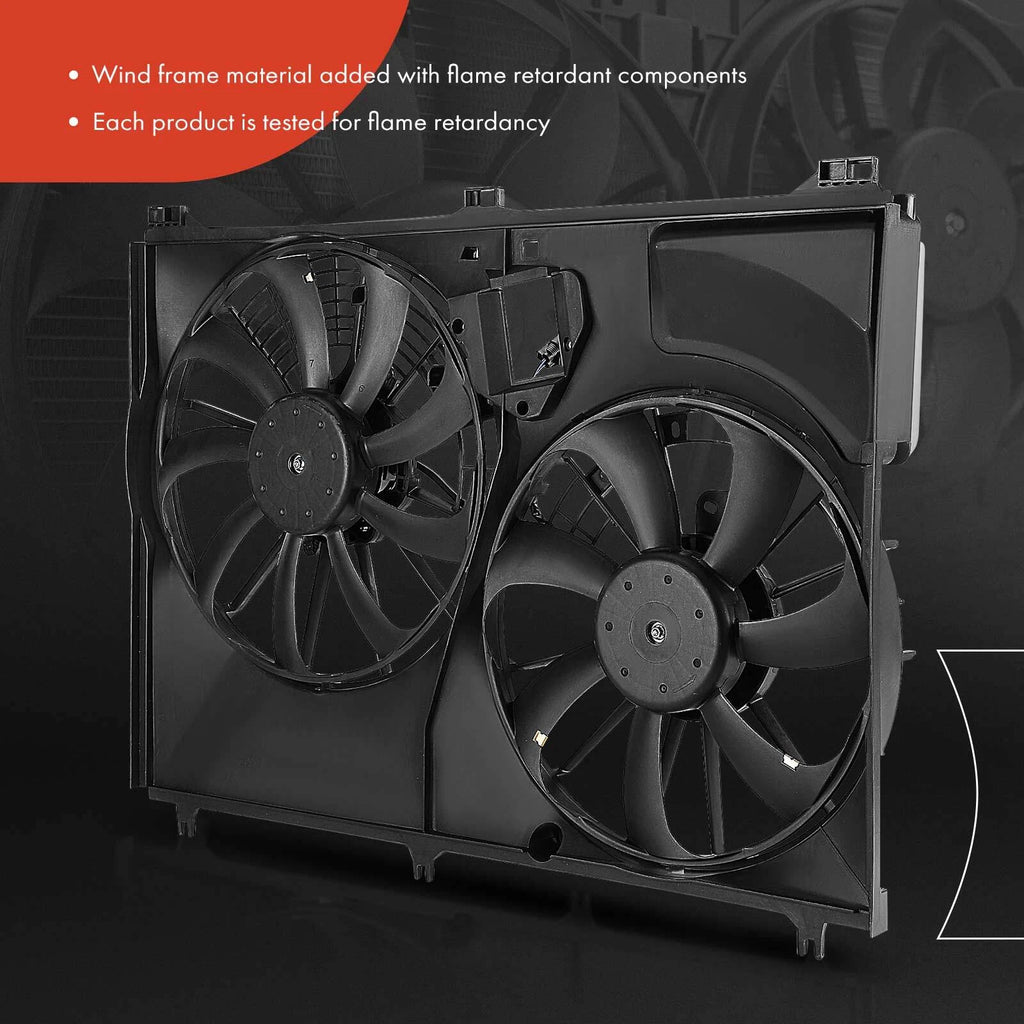 Dual Cooling Fan Assembly With Shroud for Toyota Highlander (2014â2019)