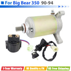 Starter with Relay Key Switch for Yamaha Big Bear 350 YFM350 4X4 (1990–1994)