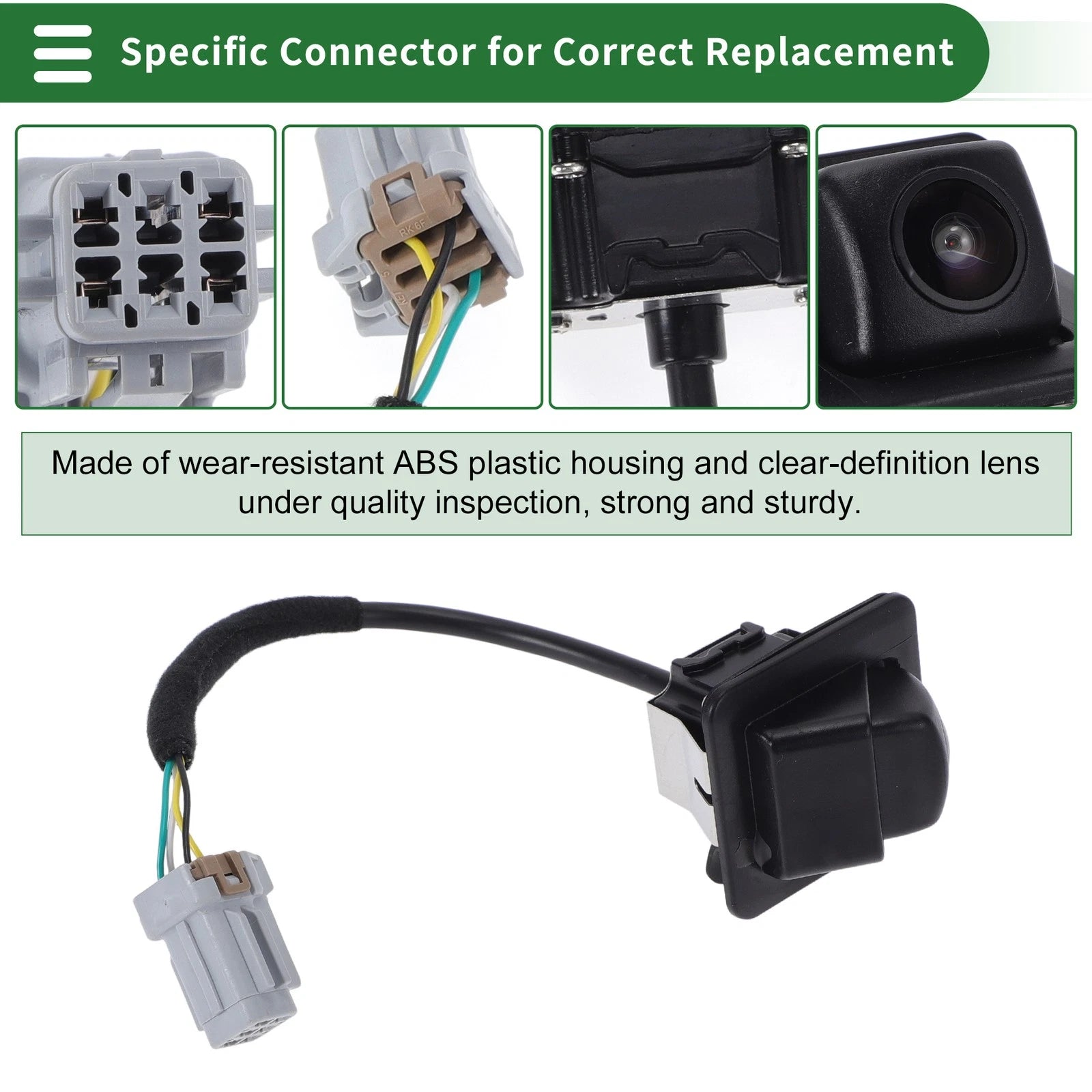 Rear View Camera for Kia Forte Sedan (2010–2018) 120-180 Degree