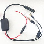 DAB+ AM/FM Digital Radio Signal Amplifier Booster for AU Stereo Antenna 12V-24V