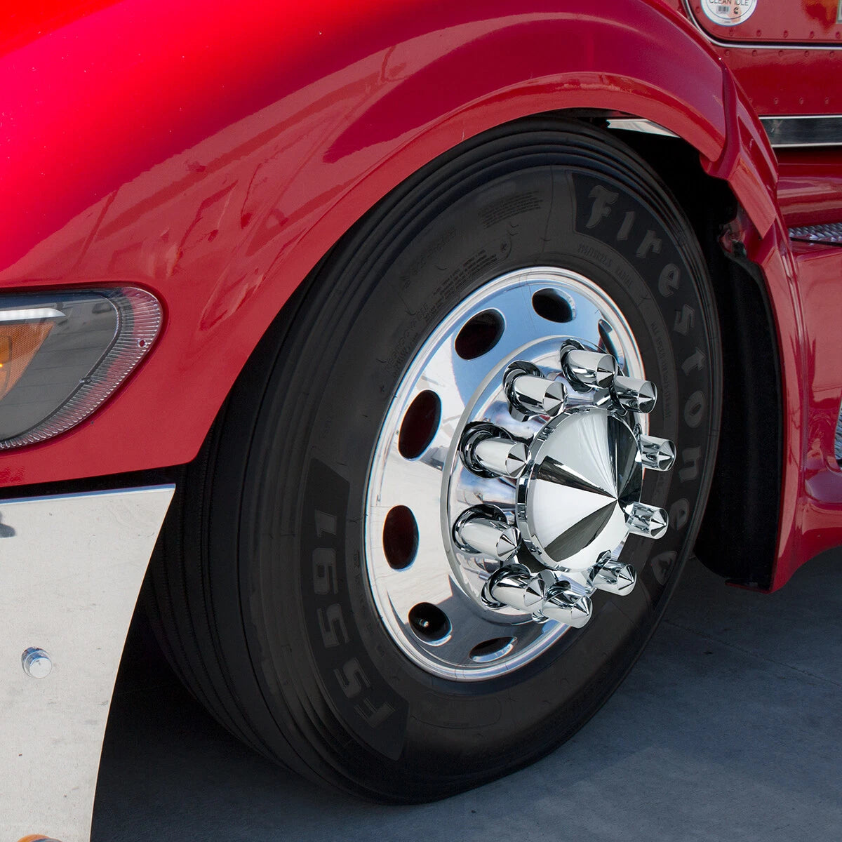 Chrome Lug Nut Covers Push-On 33mm for Toyota Tacoma (2012–2023)