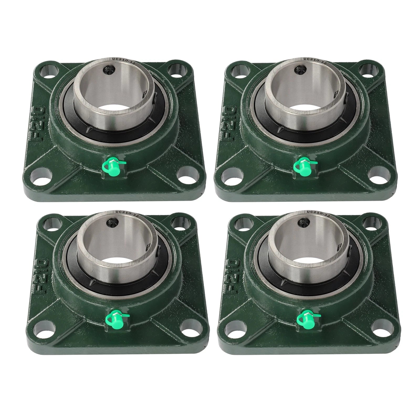 Set of 4 Pillow Block Bearings for UCF210-32 (2" Bore)
