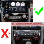 Carbon Fiber AC Switch Panel Cover for Honda Civic (2016-2020)
