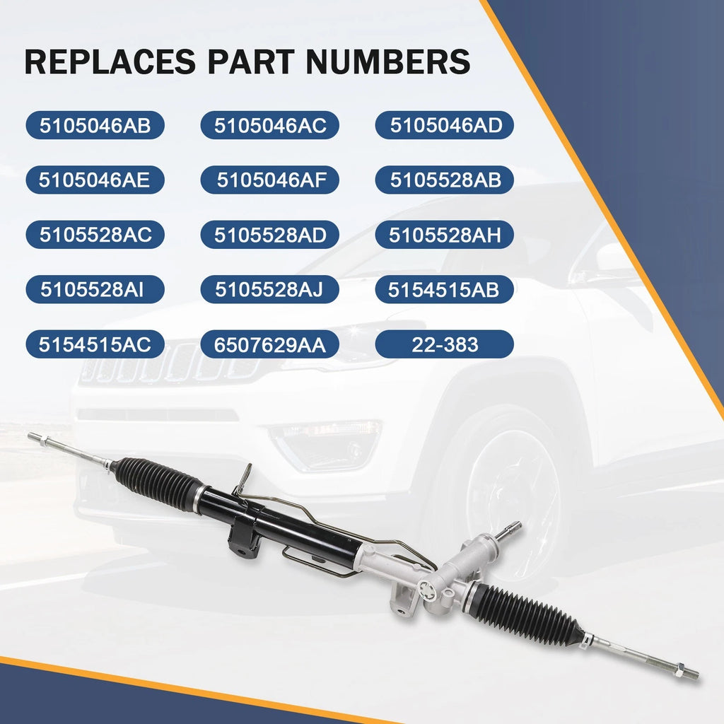 Power Steering Rack & Pinion Assembly for Caliber Compass Patriot (2007-2012)
