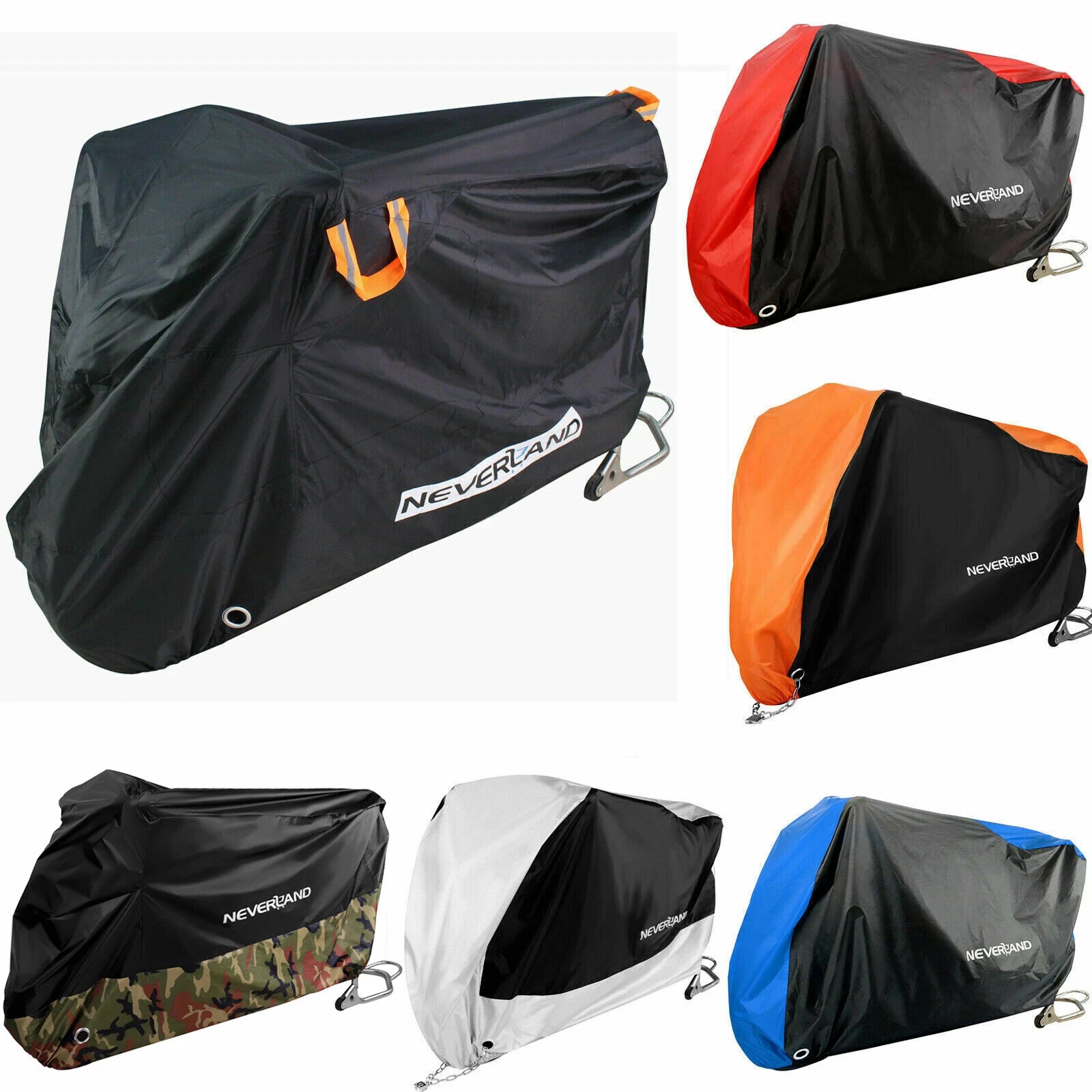 M-4XL Waterproof Motorbike Cover for Motorcycles (Heavy Duty, UV Protect)