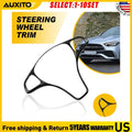 Carbon Fiber Steering Wheel Control Cover Trim for Benz C E GLC GLA (1-5X)
