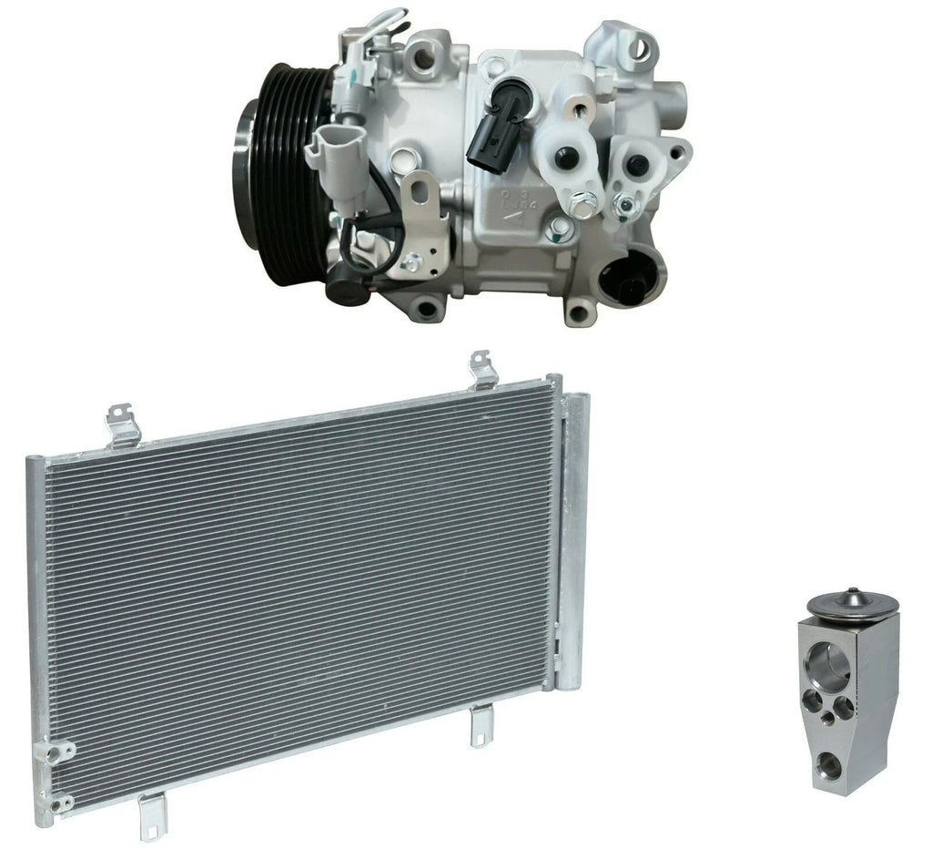 AC Compressor Kit With Condenser for Lexus ES350 3.5L (2013–2018)