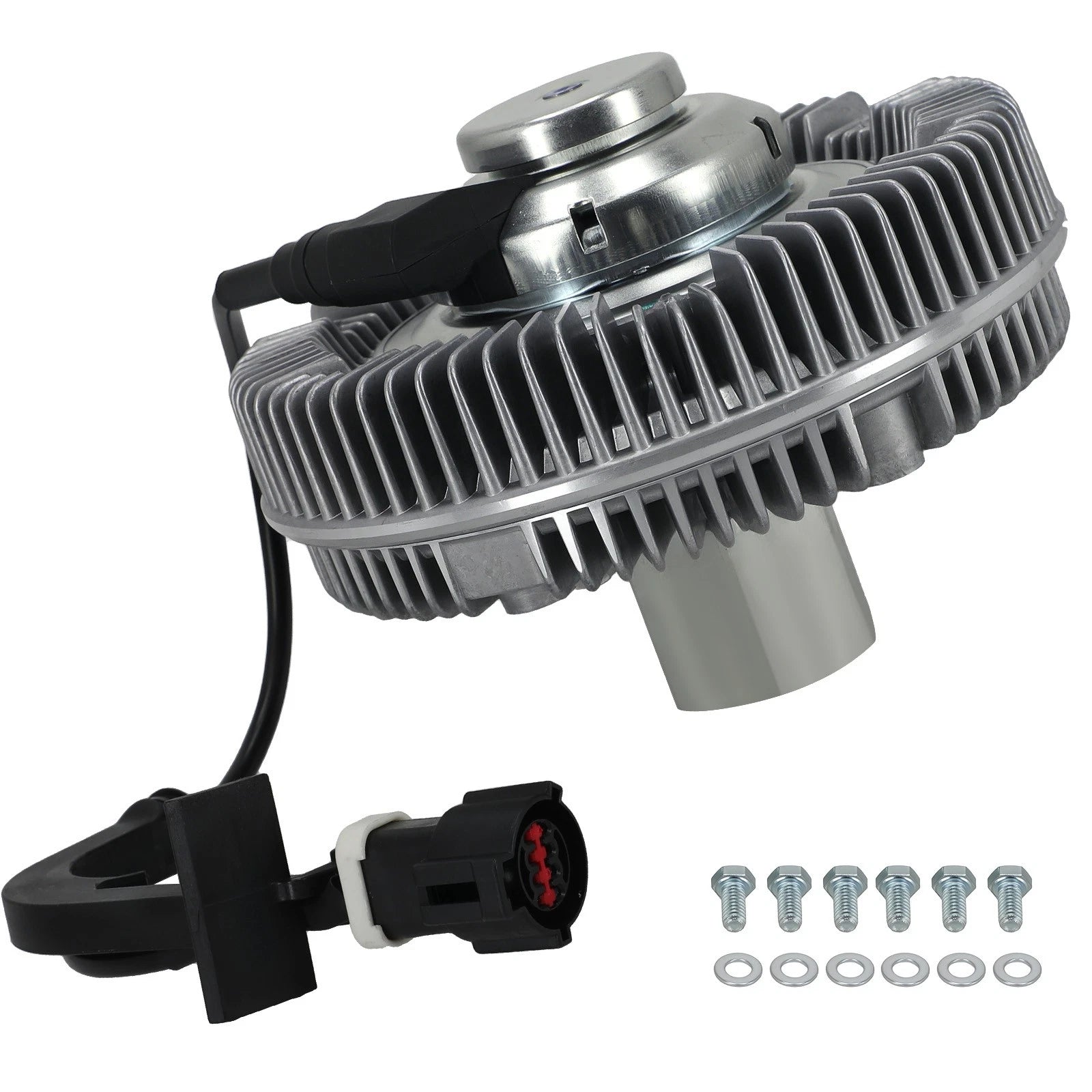 Electric Radiator Cooling Fan Clutch for Ford Super Duty 6.0L Power Stroke (2003–2007)