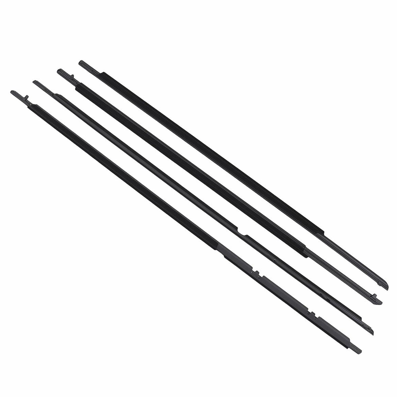 Set of 4 Door Window Sweep Moldings for Toyota Camry (2007–2011)