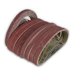 50pcs Set of 330x10mm Sanding Belts Aluminium Oxide